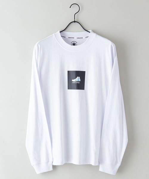 CONVERSE(コンバース)の「【CONVERSE/コンバース】バックプリントロンT ドロップショルダー/オーバーサイズ(Tシャツ/カットソー・メンズ・ブラック/ホワイト/ダークブルー/オフホワイト・MEDIUM/LARGE/X-LARGE)」の19枚目の写真