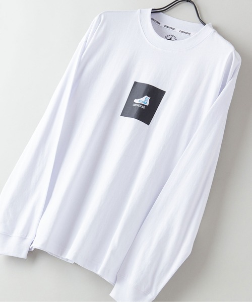 CONVERSE(コンバース)の「【CONVERSE/コンバース】バックプリントロンT ドロップショルダー/オーバーサイズ(Tシャツ/カットソー・メンズ・ブラック/ホワイト/ダークブルー/オフホワイト・MEDIUM/LARGE/X-LARGE)」の21枚目の写真