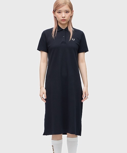 【FRED PERRY】Pocket Detail Pique Dress ポロワンピ FRED PERRY ワンピース Amy Winehouse Pocket Detail Pique