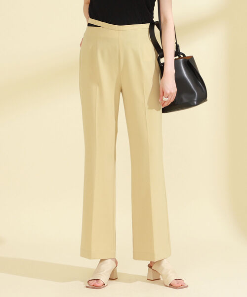 Ray BEAMS(レイビームス)の「Ray BEAMS / サイド カットアウト パンツ(その他パンツ・レディース・ダークブラウン/クリーム・1/0)」の2枚目の写真