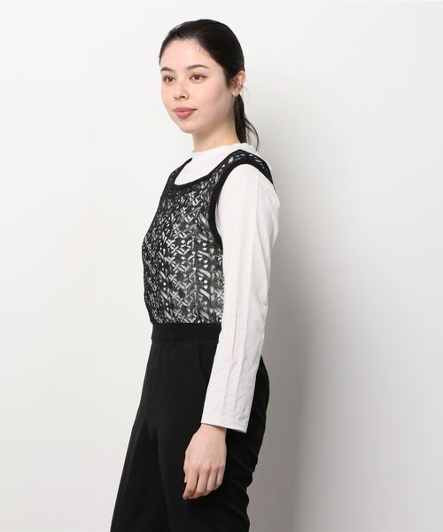 la peau de gem ベスト / 新品 LA PEAU DE GEM（ラポドゥジェム）の「【LA PEAU DE GEM