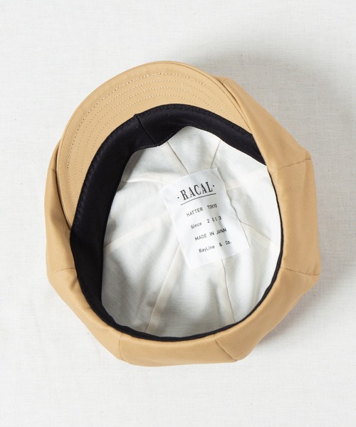 RACAL（ラカル）の「Tencel Blend C-Satin 8Panel Beret Cas / テンセルブレンド コットンサテン 8パネル　ベレーキャス（キャスケット・メンズ・ブラック/ベージュ/ネイビー・LARGE/X-LARGE/MEDIUM）」の18枚目の写真