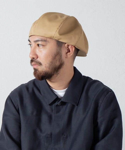 RACAL（ラカル）の「Tencel Blend C-Satin 8Panel Beret Cas / テンセルブレンド コットンサテン 8パネル　ベレーキャス（キャスケット・メンズ・ブラック/ベージュ/ネイビー・LARGE/X-LARGE/MEDIUM）」の15枚目の写真