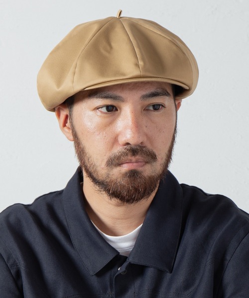 RACAL（ラカル）の「Tencel Blend C-Satin 8Panel Beret Cas / テンセルブレンド コットンサテン 8パネル　ベレーキャス（キャスケット・メンズ・ブラック/ベージュ/ネイビー・LARGE/X-LARGE/MEDIUM）」の22枚目の写真