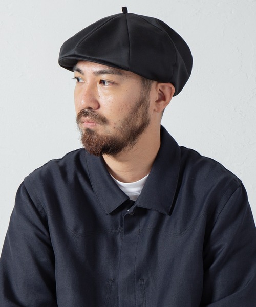RACAL（ラカル）の「Tencel Blend C-Satin 8Panel Beret Cas / テンセルブレンド コットンサテン 8パネル　ベレーキャス（キャスケット・メンズ・ブラック/ベージュ/ネイビー・LARGE/X-LARGE/MEDIUM）」の12枚目の写真