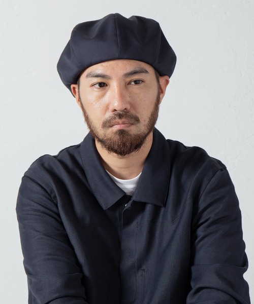 RACAL（ラカル）の「Tencel Blend C-Satin 8Panel Beret Cas / テンセルブレンド コットンサテン 8パネル　ベレーキャス（キャスケット・メンズ・ブラック/ベージュ/ネイビー・LARGE/X-LARGE/MEDIUM）」の6枚目の写真