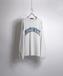 Confirm / コンファーム カレッジロゴルーズシルエットロンT