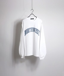 Confirm / コンファーム カレッジロゴルーズシルエットロンT