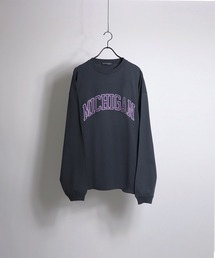 Confirm | Confirm / コンファーム カレッジロゴルーズシルエットロンT(Tシャツ/カットソー)