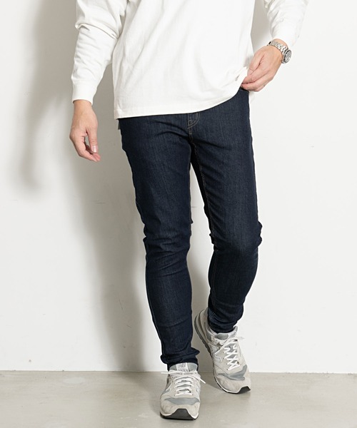 OUTDOOR PRODUCTS（アウトドアプロダクツ）の「『OUTDOOR/アウトドア』5ポケットストレッチスキニーデニムパンツ（デニムパンツ・メンズ・ブルー系その他/ブルー系その他2/ネイビー/インディゴブルー・76/82/85/79/88）」の6枚目の写真