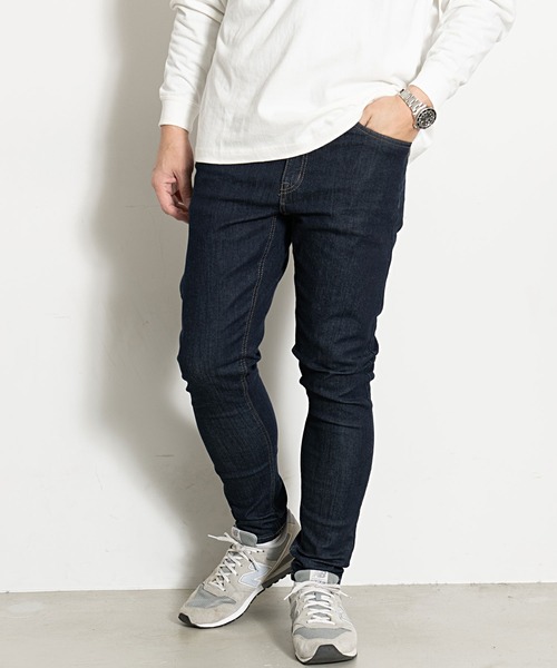 OUTDOOR PRODUCTS（アウトドアプロダクツ）の「『OUTDOOR/アウトドア』5ポケットストレッチスキニーデニムパンツ（デニムパンツ・メンズ・ブルー系その他/ブルー系その他2/ネイビー/インディゴブルー・76/82/85/79/88）」の7枚目の写真