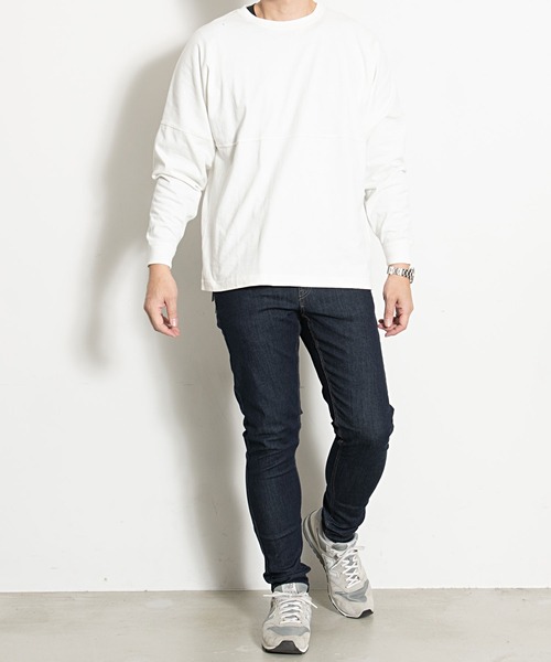 OUTDOOR PRODUCTS（アウトドアプロダクツ）の「『OUTDOOR/アウトドア』5ポケットストレッチスキニーデニムパンツ（デニムパンツ・メンズ・ブルー系その他/ブルー系その他2/ネイビー/インディゴブルー・76/82/85/79/88）」の8枚目の写真