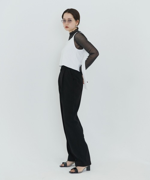 TINA：JOJUN（ティーナジョジュン）の「ベルト付き ニットベスト TINA：JOJUN（ベスト・レディース・ホワイト/イエロー/ブルー・M）」の18枚目の写真