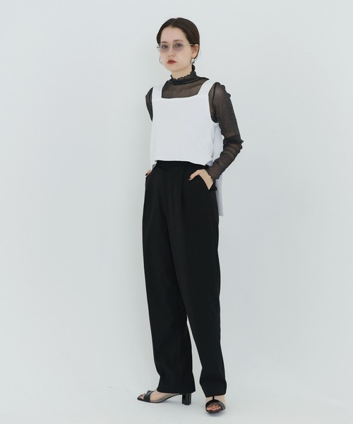 TINA：JOJUN（ティーナジョジュン）の「ベルト付き ニットベスト TINA：JOJUN（ベスト・レディース・ホワイト/イエロー/ブルー・M）」の14枚目の写真