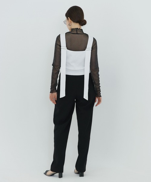 TINA：JOJUN（ティーナジョジュン）の「ベルト付き ニットベスト TINA：JOJUN（ベスト・レディース・ホワイト/イエロー/ブルー・M）」の12枚目の写真