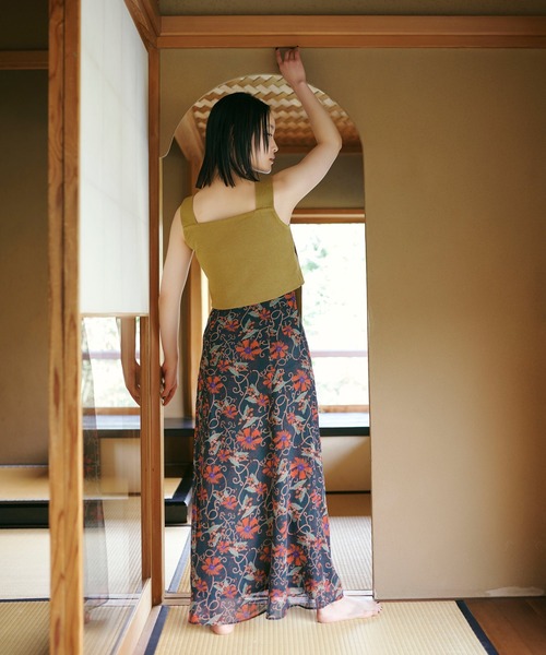 TINA：JOJUN（ティーナジョジュン）の「ベルト付き ニットベスト TINA：JOJUN（ベスト・レディース・ホワイト/イエロー/ブルー・M）」の11枚目の写真