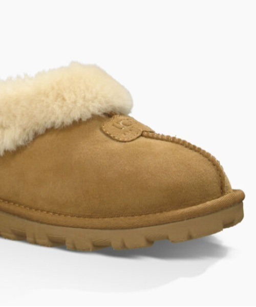 UGG（アグ）の「UGG(アグ） COQUETTE（コケット）屋内外兼用スリッパ（サンダル・レディース・ブラック/ベージュ/グレー・8/7/6）」の6枚目の写真