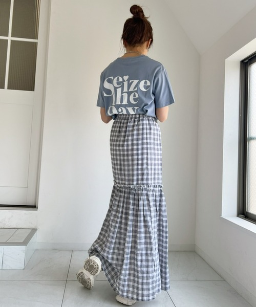 at12:03（アットイチニーゼロサン）の「ティアードスリットロングスカート（スカート・レディース・ホワイト・FREE）」の10枚目の写真