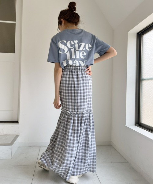 at12:03（アットイチニーゼロサン）の「ティアードスリットロングスカート（スカート・レディース・ホワイト・FREE）」の14枚目の写真