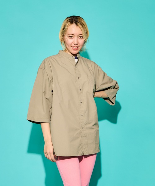 3/4 B.C. SHIRT / 3/4 バンドカラー シャツ（シャツ/ブラウス