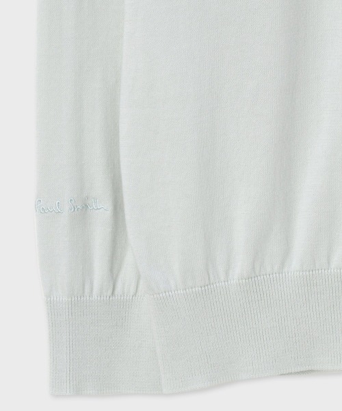 Paul Smith(ポールスミス)の「フェイクレイヤードネック ニット / 123401 146X(ニット/セーター・メンズ・ベージュ/オフホワイト/ピンク・MEDIUM/LARGE/X-LARGE)」の5枚目の写真