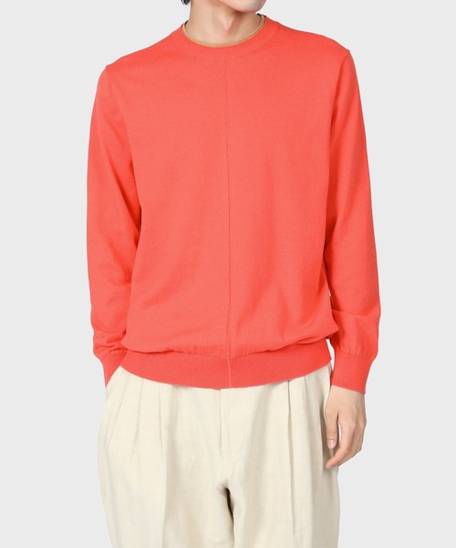 美品✨ 90s ポールスミス レッドレイヤー 圧縮ウール ニットジャケット 名作！ 90s ポールスミス RED EAR 圧縮ウール ニットジャケットL