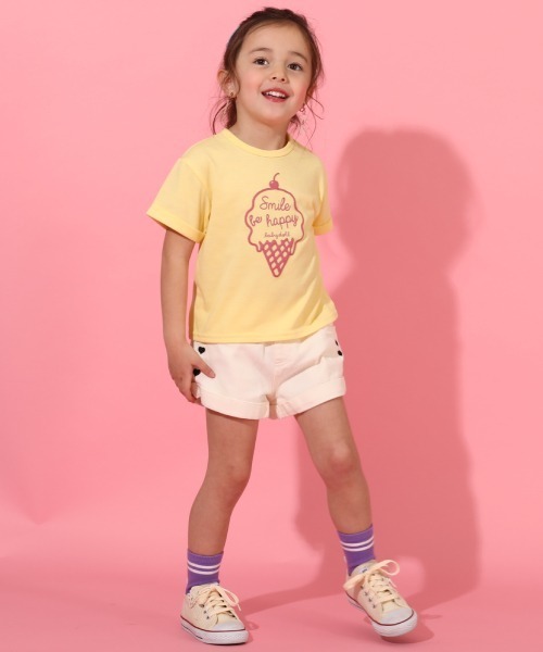 BABYDOLL(ベビードール)の「アイスPT Tシャツ 6452K(Tシャツ/カットソー・キッズ・イエロー/パープル・120cm/100cm/90cm/110cm/80cm)」の8枚目の写真