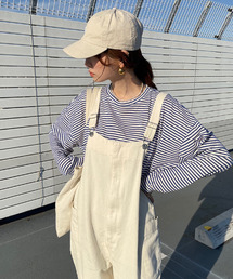 ISOOK | Sheer border long TEE(meg select) / シアーボーダーロンT(Tシャツ/カットソー)