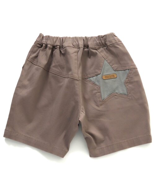 apres les cours(アプレレクール)の「スターパッチハーフパンツ 5分丈_ストレッチ(その他パンツ・キッズ・ブラウン/ブルー・90/100/110/120/80/130/140)」の13枚目の写真