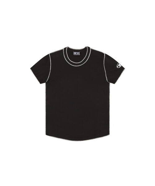DIESEL(ディーゼル)の「レディース トップス Tシャツ クルーネック 半袖(Tシャツ/カットソー・レディース・アイボリー/ブラック・LARGE/SMALL/MEDIUM/X-LARGE)」の20枚目の写真