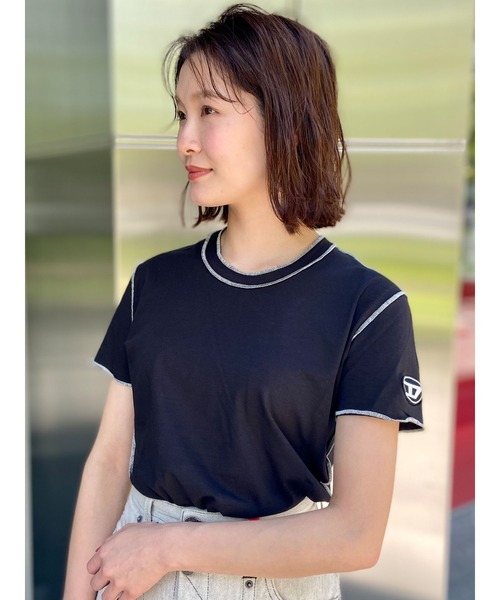 レディース トップス Tシャツ クルーネック 半袖(Tシャツ/カットソー レディース トップス Tシャツ クルーネック 半袖(Tシャツ/カットソー