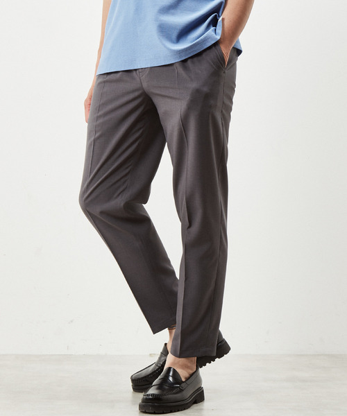 MEN'S MELROSE（メンズメルローズ）の「【WEB限定】リフラクストロピカルイージーケアセットアップパンツ（スラックス・メンズ・ライトブラウン/グレー/ブラック・2/3/4/5）」の2枚目の写真