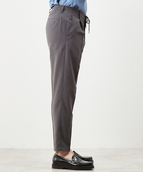 MEN'S MELROSE（メンズメルローズ）の「【WEB限定】リフラクストロピカルイージーケアセットアップパンツ（スラックス・メンズ・ライトブラウン/グレー/ブラック・2/3/4/5）」の9枚目の写真