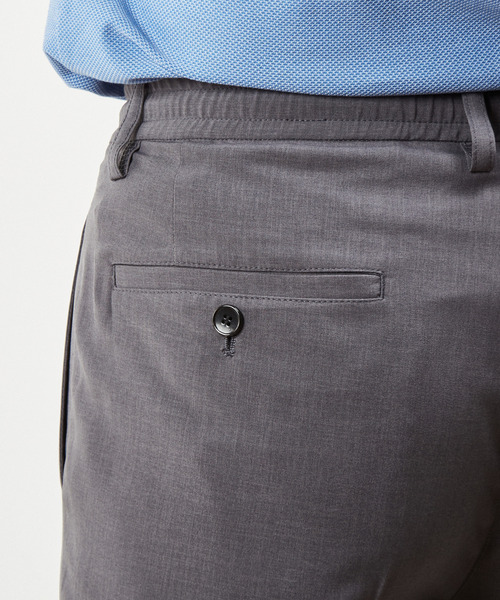 MEN'S MELROSE（メンズメルローズ）の「【WEB限定】リフラクストロピカルイージーケアセットアップパンツ（スラックス・メンズ・ライトブラウン/グレー/ブラック・2/3/4/5）」の12枚目の写真