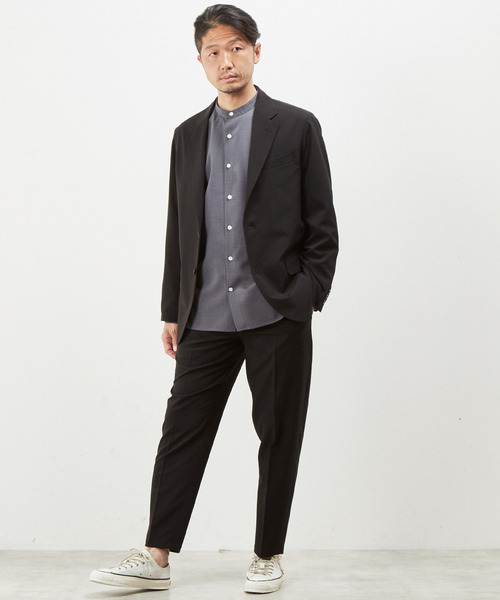 MEN'S MELROSE（メンズメルローズ）の「【WEB限定】リフラクストロピカルイージーケアセットアップパンツ（スラックス・メンズ・ライトブラウン/グレー/ブラック・2/3/4/5）」の5枚目の写真