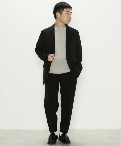 MEN'S MELROSE（メンズメルローズ）の「【WEB限定】リフラクストロピカルイージーケアセットアップパンツ（スラックス・メンズ・ライトブラウン/グレー/ブラック・2/3/4/5）」の17枚目の写真