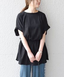 SHIPS any | SHIPS any:〈ウォッシャブル〉シャーリング ライク ペプラム TEE◆(Tシャツ/カットソー)