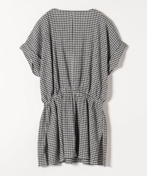 SHIPS any（シップス エニィ）の「SHIPS any:〈ウォッシャブル〉シャーリング ライク ペプラム TEE◇（Tシャツ/カットソー・レディース・ブラック/その他・ONE SIZE）」の4枚目の写真