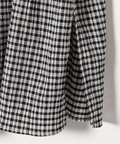 SHIPS any（シップス エニィ）の「SHIPS any:〈ウォッシャブル〉シャーリング ライク ペプラム TEE◇（Tシャツ/カットソー・レディース・ブラック/その他・ONE SIZE）」の7枚目の写真