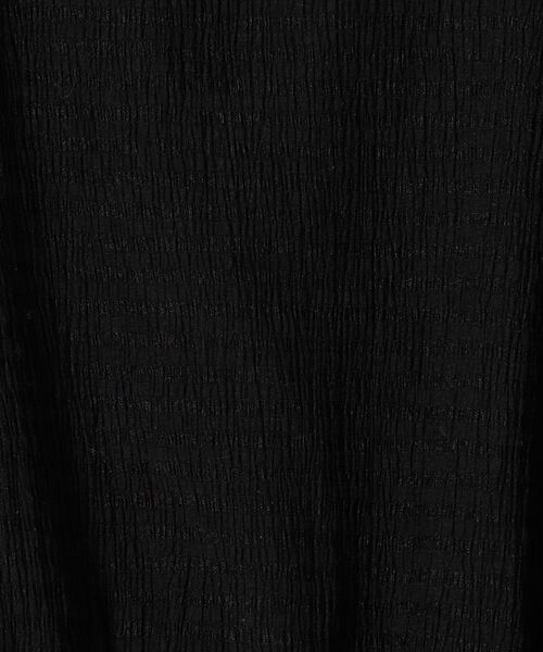 SHIPS any（シップス エニィ）の「SHIPS any:〈ウォッシャブル〉シャーリング ライク ペプラム TEE◇（Tシャツ/カットソー・レディース・ブラック/その他・ONE SIZE）」の10枚目の写真