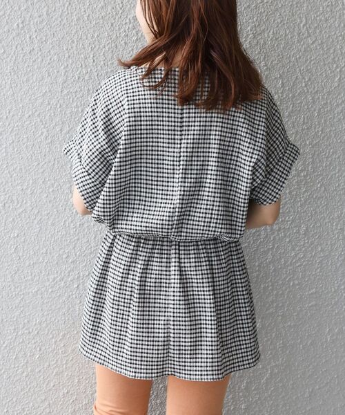 SHIPS any（シップス エニィ）の「SHIPS any:〈ウォッシャブル〉シャーリング ライク ペプラム TEE◇（Tシャツ/カットソー・レディース・ブラック/その他・ONE SIZE）」の13枚目の写真