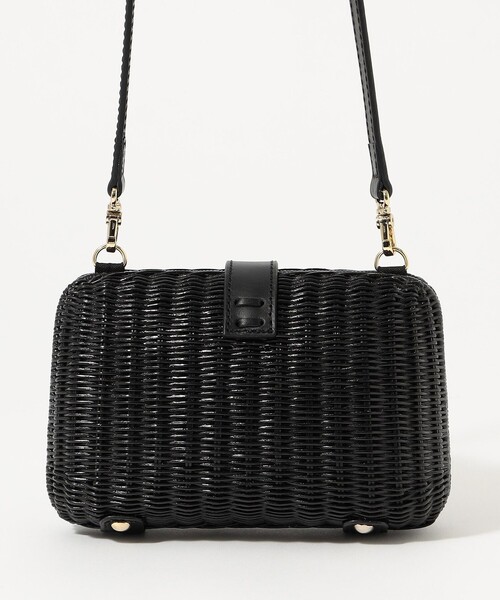 【美品】美品　MACKINTOSH LONDON かご　ハンド　バッグ　ラタン マッキントッシュロンドン かごバッグ チェーンバッグ ラタン