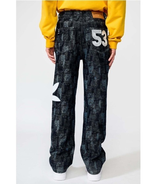 SUPPLIER(サプライヤー)の「【SUPPLIER/サプライヤー】PLAYBOY HUGE LOGO WASHED DENIM/ウォッシュド加工 サイド ロゴ デニム パンツ プレイボーイ コラボ(デニムパンツ・メンズ・ブラック・M/L)」の10枚目の写真