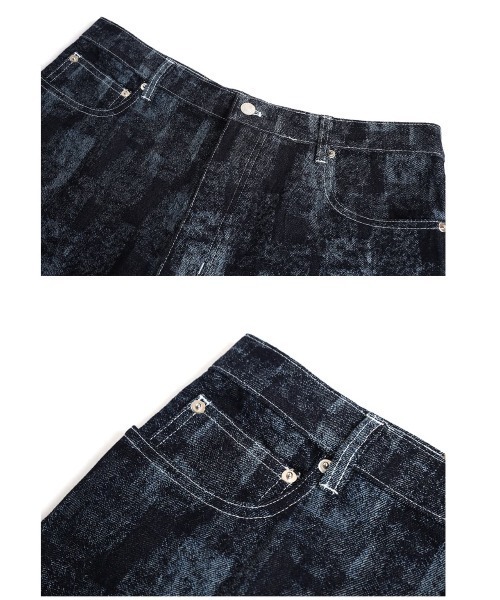 SUPPLIER(サプライヤー)の「【SUPPLIER/サプライヤー】PLAYBOY HUGE LOGO WASHED DENIM/ウォッシュド加工 サイド ロゴ デニム パンツ プレイボーイ コラボ(デニムパンツ・メンズ・ブラック・M/L)」の13枚目の写真