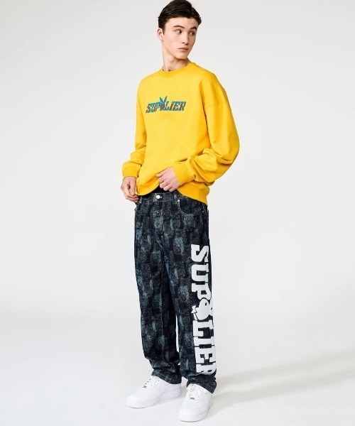 SUPPLIER(サプライヤー)の「【SUPPLIER/サプライヤー】PLAYBOY HUGE LOGO WASHED DENIM/ウォッシュド加工 サイド ロゴ デニム パンツ プレイボーイ コラボ(デニムパンツ・メンズ・ブラック・M/L)」の16枚目の写真