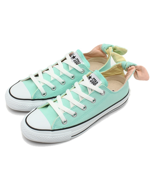 CONVERSE（コンバース）の「ALL STAR SHERBEE OX / オールスター シャービー OX（スニーカー・レディース・ホワイト/ミント/ピンク/イエロー・6/4.5/5/3.5/5.5/4/3）」の2枚目の写真