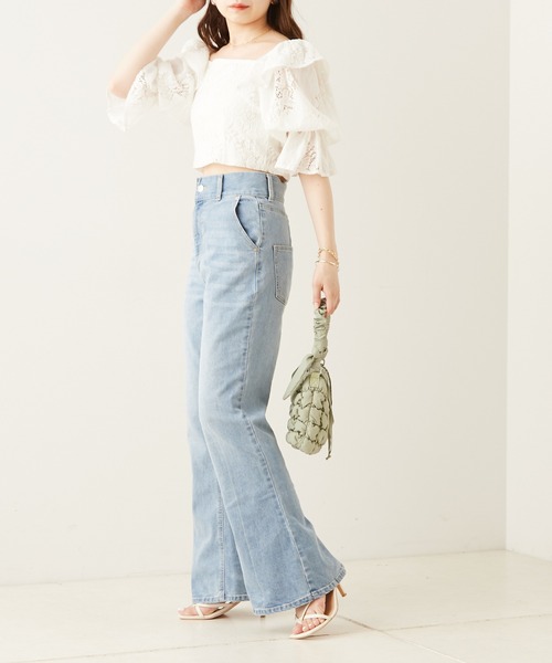 Chico(チコ)の「ナイロンキルティング2wayショルダー(ショルダーバッグ・レディース・ホワイト/ブラック/ミント・FREE)」の7枚目の写真