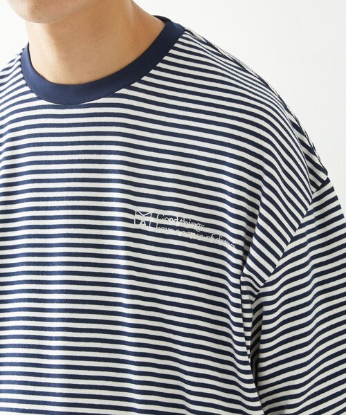Firsthand（ファーストハンド）の「MA by Satoshi Mizutani/エムエー BORDER TEE（Tシャツ/カットソー・メンズ・ブラック/ネイビー/ブラウン/その他・M/L）」の4枚目の写真
