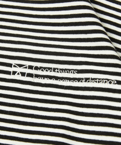 Firsthand（ファーストハンド）の「MA by Satoshi Mizutani/エムエー BORDER TEE（Tシャツ/カットソー・メンズ・ブラック/ネイビー/ブラウン/その他・M/L）」の9枚目の写真