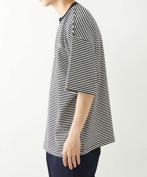 Firsthand（ファーストハンド）の「MA by Satoshi Mizutani/エムエー BORDER TEE（Tシャツ/カットソー・メンズ・ブラック/ネイビー/ブラウン/その他・M/L）」の5枚目の写真